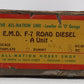 All-Nation Vintage O Gauge EMD F-7 Road Diesel A Unit Kit #2 VG/Box