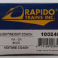 Rapido Trains 100246 HO VIA CN Super Continental Line(TM) Coach #5533