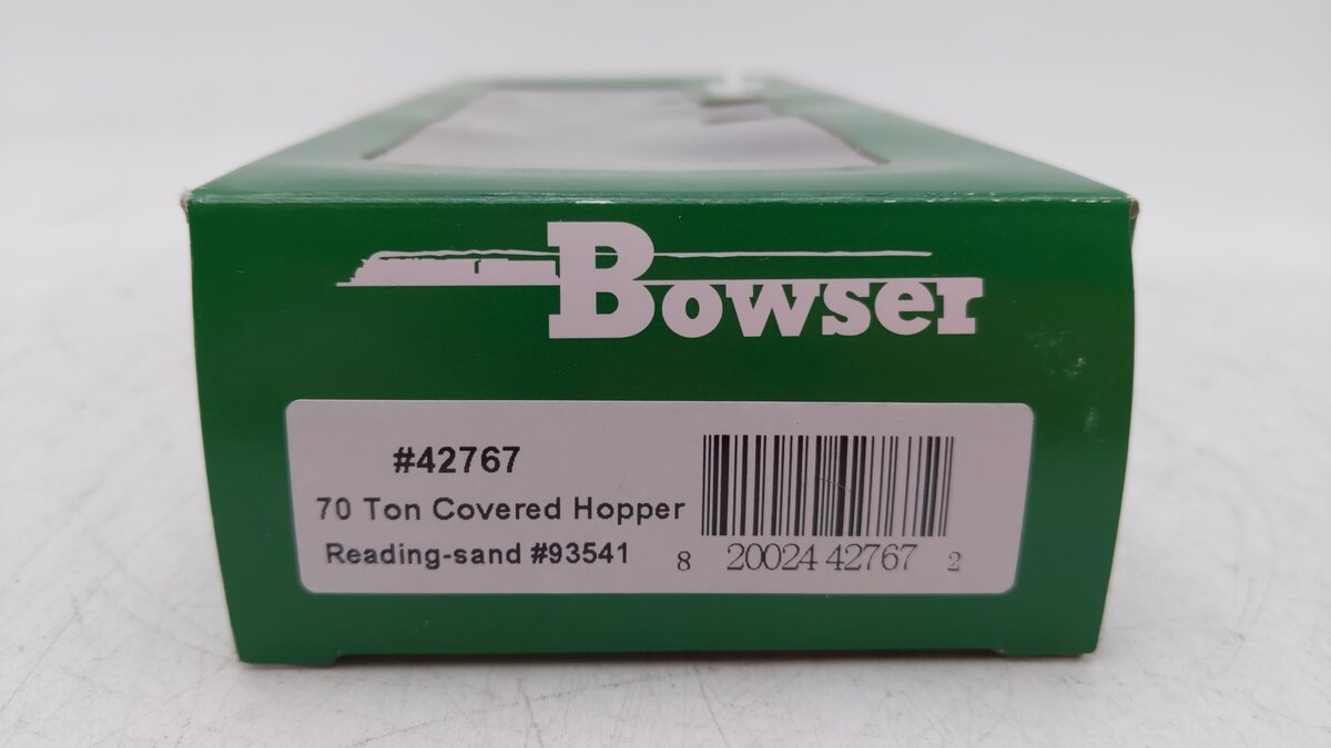 Bowser 42767 Ho Reading 70t 2-Bay Covered Hopper #93541