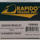 Rapido Trains 109045 HO Boston & Maine PS Osgood-Bradley 10-Window Coach #4598