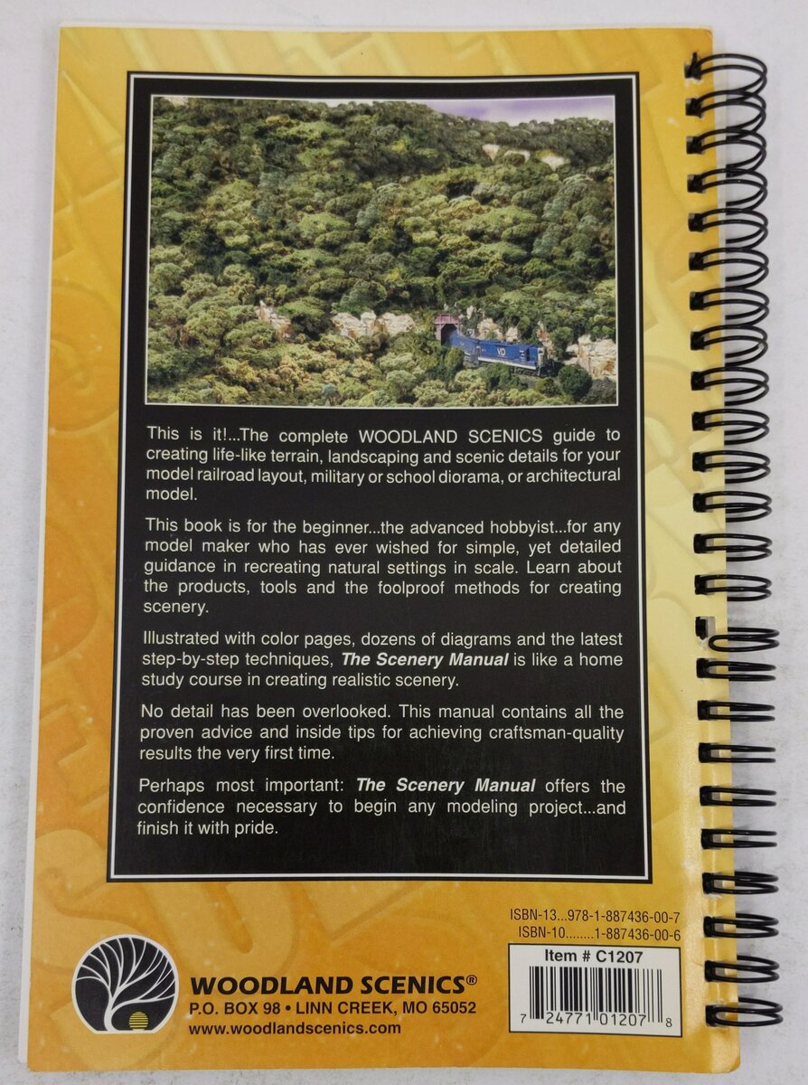 The Scenery Manual Paperback Book By Woodland Scenics EX