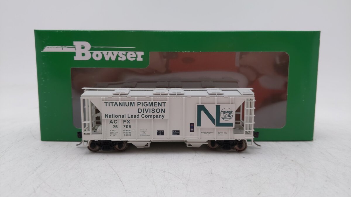 Bowser 42762 Ho American Car & Foundry 70t 2-Bay Covered Hopper #26708