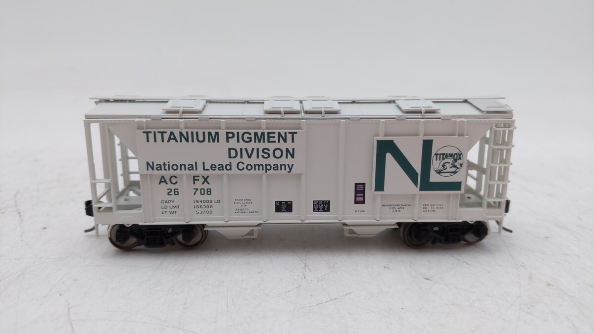 Bowser 42762 Ho American Car & Foundry 70t 2-Bay Covered Hopper #26708