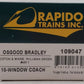 Rapido Trains 109047 HO Boston & Maine PS Osgood-Bradley 10-Window Coach #4611