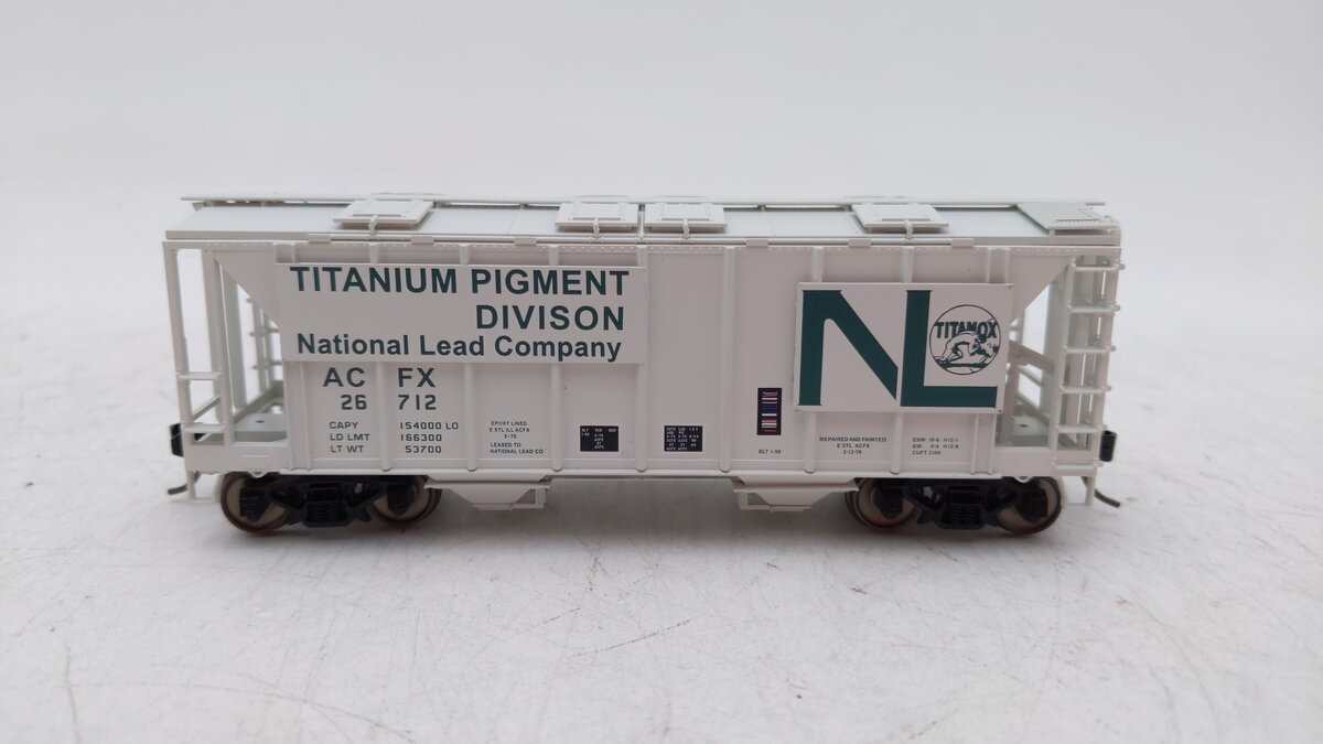 Bowser 42763 Ho American Car & Foundry 70t 2-Bay Covered Hopper #26712