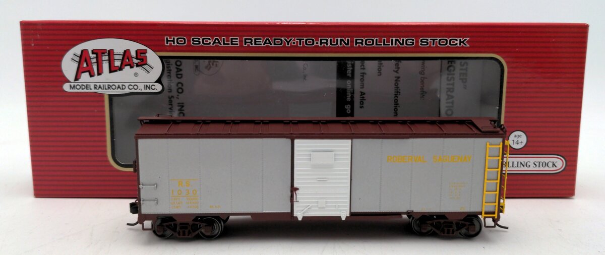 Atlas 20003593 HO Roberval Saguenay 1932 ARA 40' Steel Boxcar #1030