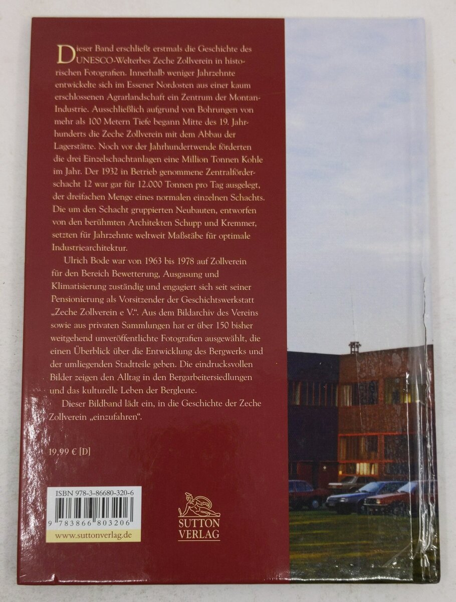 Die Zeche Zollverein Hardcover Book By Zeche Zollverein e.V. VG