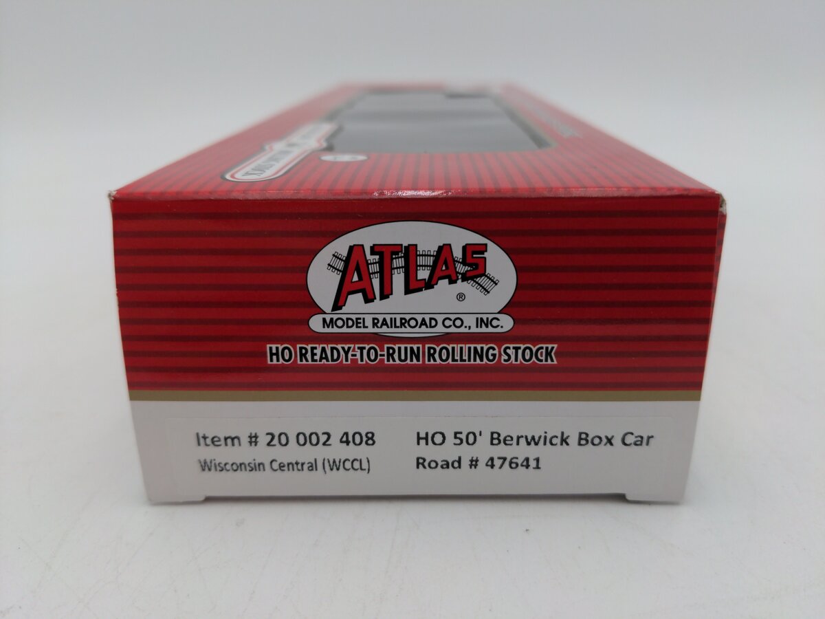 Atlas 20002408 HO Scale Wisconsin Central Box Car #47641