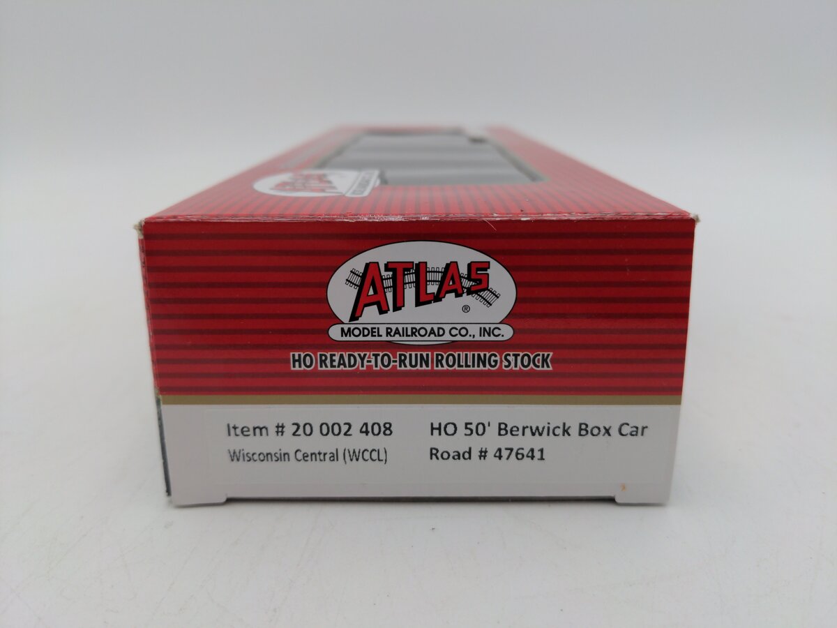 Atlas 20002408 HO Scale Wisconsin Central Box Car #47641