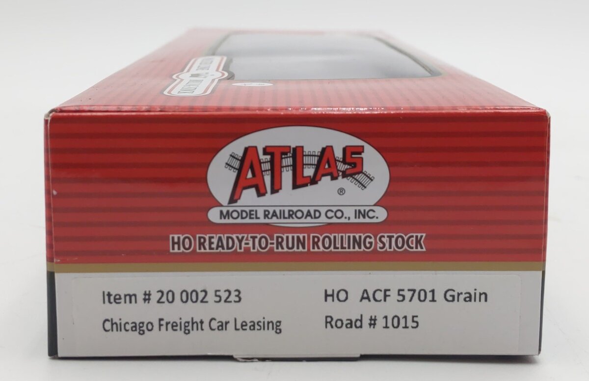 Atlas 20002523 HO Scale Chicago Freight Car Leasing ACF 5701 Grain Hopper #1015
