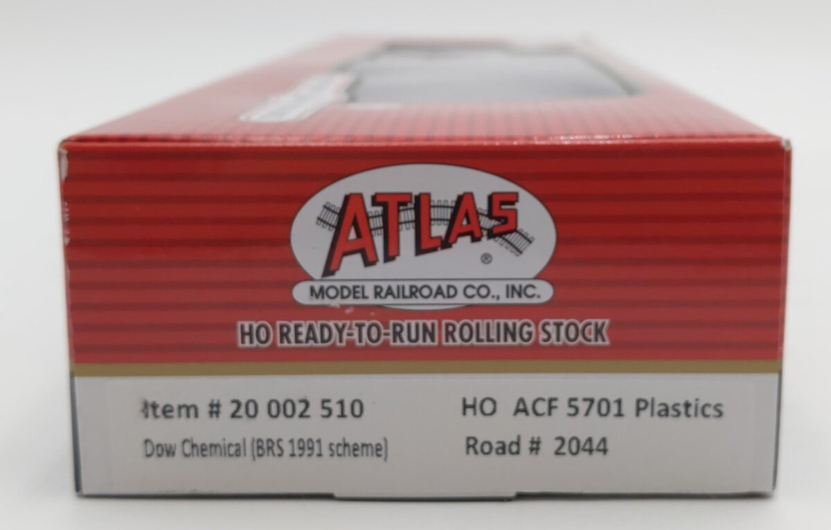 Atlas 20002510 HO Scale DOWX ACF Covered Hopper Car #2044