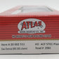 Atlas 20002511 HO Dow Chem ACF 5701 Hopper #2084 LN/Box