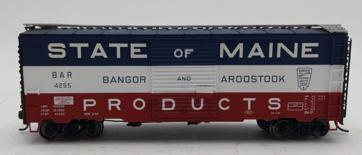 Atlas 20003033 HO Bangor & Aroostook 40' Postwar Boxcar #4295