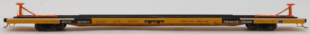 Walthers 920-104209 HO RTTX 89' Bethlehem Flush-Deck Flatcar #160907