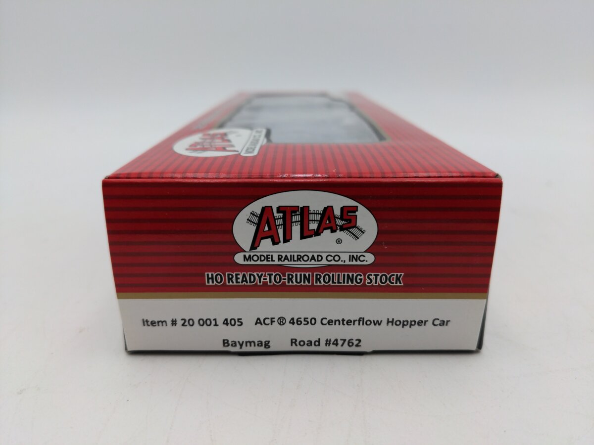 Atlas 20001405 HO ACF 4650 3-Bay Centerflow Hopper, Baymag #4762