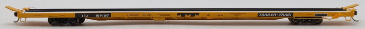 Walthers 920-104211 HO TTX 89' Bethlehem Flush-Deck Flatcar #158125