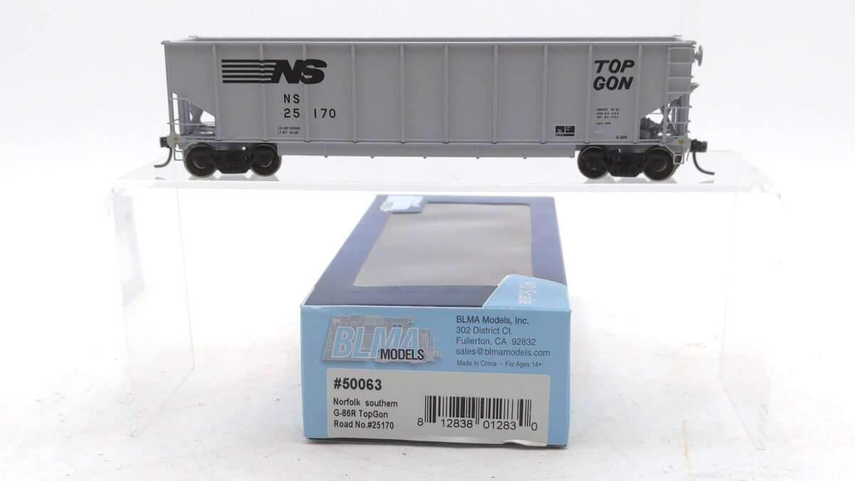BLMA Models 50063 HO Scale NS G-86R TopGon Gondola #25170