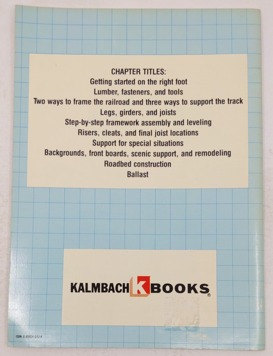 How to Build Model Railroad Benchwork Paperback Book By Linn H. Westcott VG