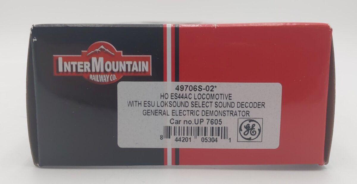 InterMountain 49706S-02 HO Union Pacific GE ES44AC Diesel Loco #7605 w/DCC & SND LN/Box