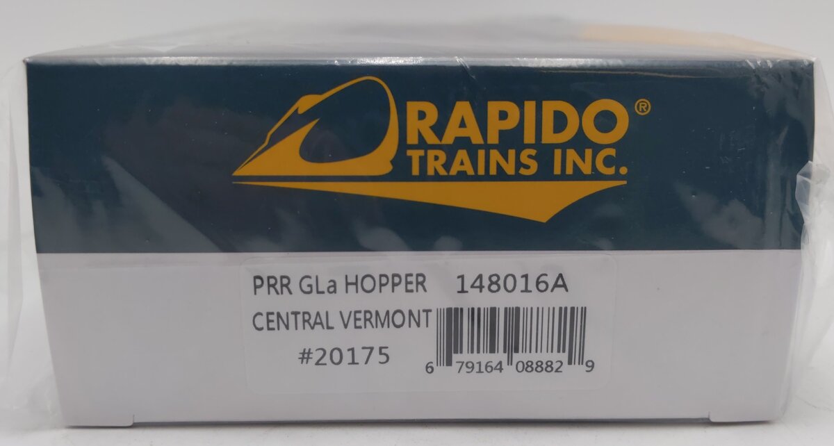 Rapido Trains 148016A HO Central Vermont GLa 2-Bay Hopper #20175