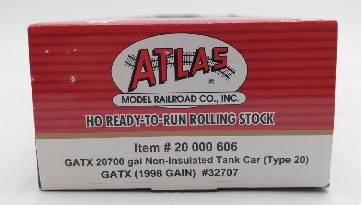 Atlas 20000606 HO Scale GATX 20,700 Gallon Tankcar
