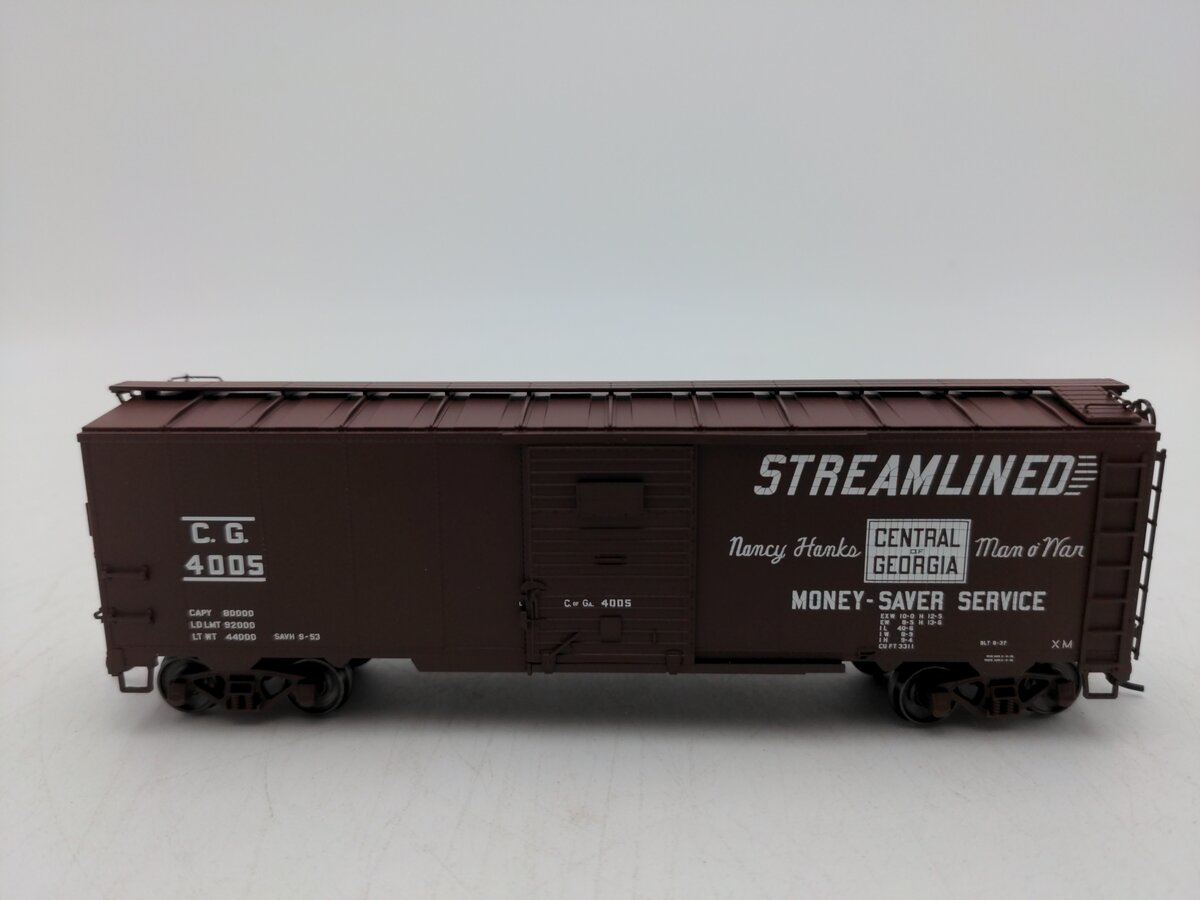 Atlas 20002598 HO Central of Georgia 1932 ARA Box Car #4005