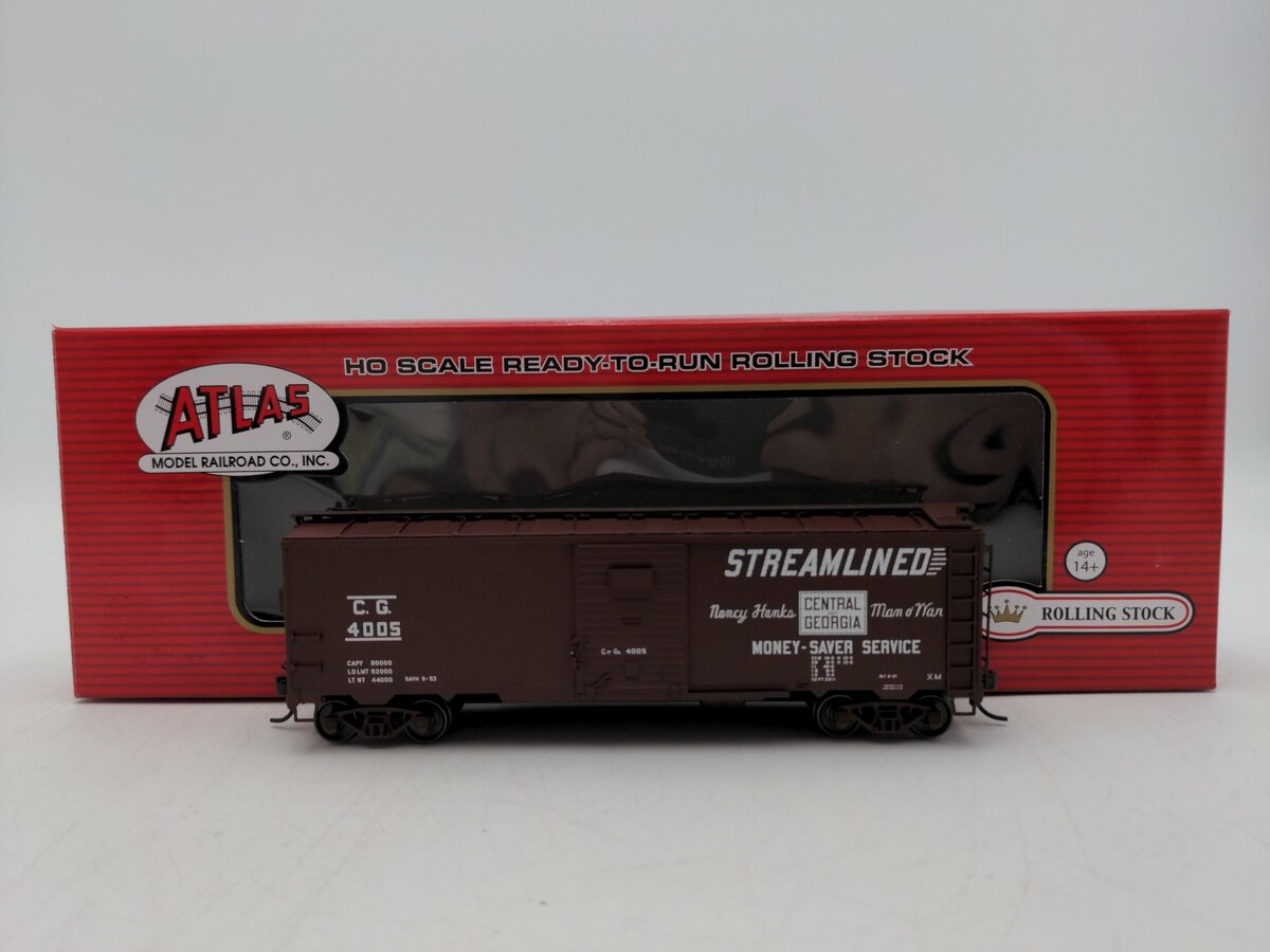Atlas 20002598 HO Central of Georgia 1932 ARA Box Car #4005