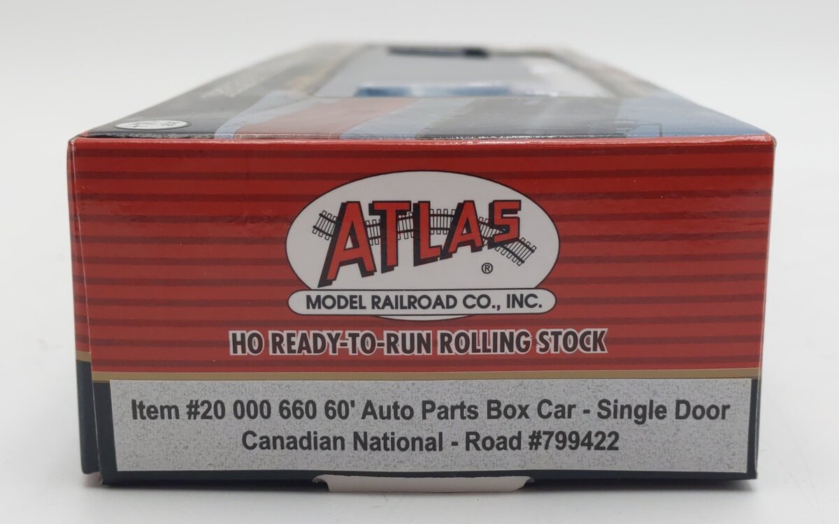 Atlas 20000660 HO Scale CN 60' ACF Auto Parts Boxcar #799422