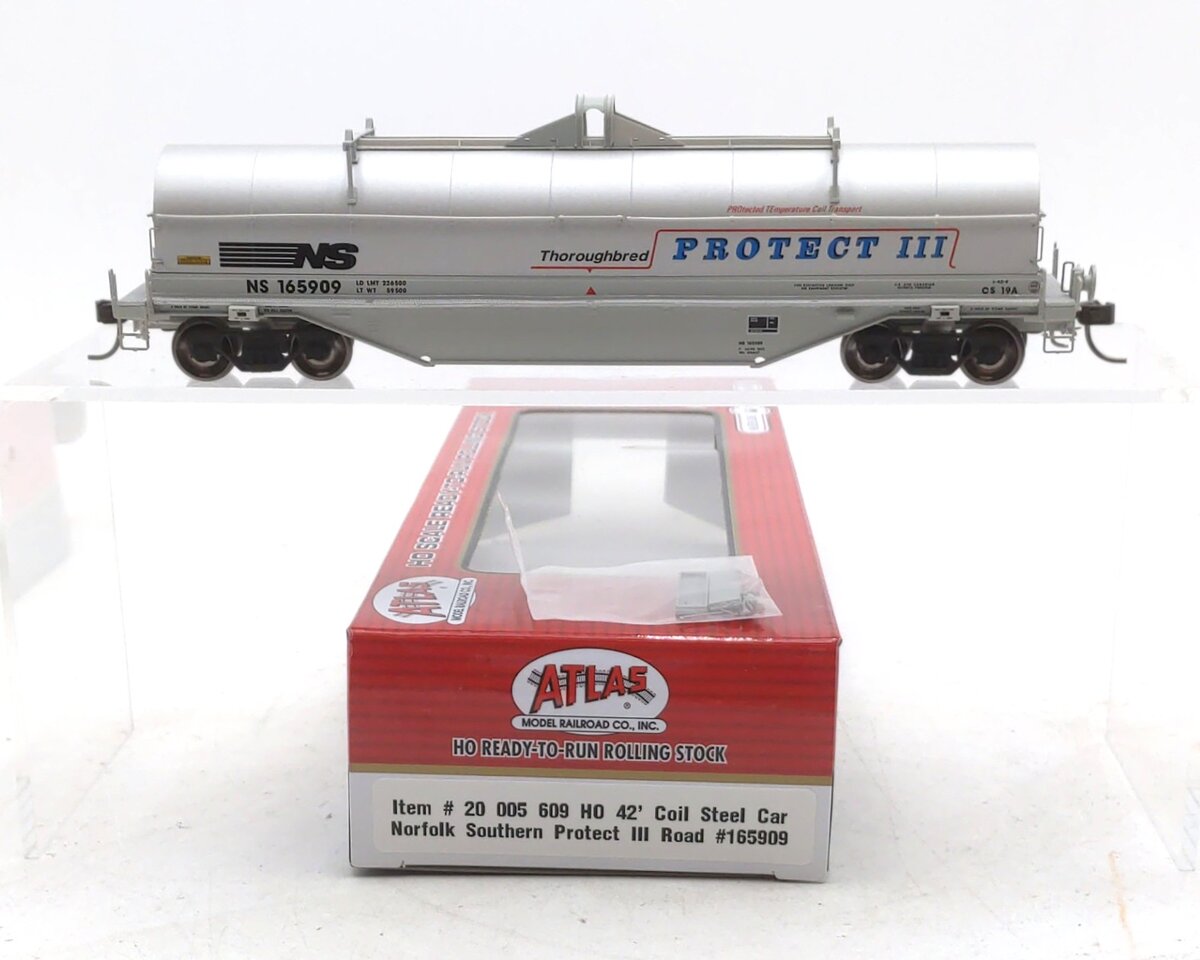 Atlas 20005609 HO HO Norfolk Southern Protect III 42' Coil Steel Car #166909