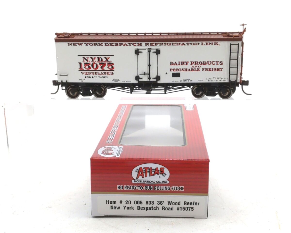 Atlas 20005808 HO Scale New York Despatch 36' Wood Reefer Car #15075