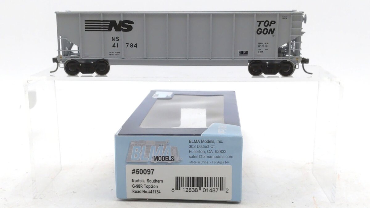 BLMA Models 50097 HO Scale Norfolk Southern G-85R TopGon Gondola #41784