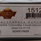 Broadway Limited 1512 HO D&RGW "Silver Creek" Zephyr 10-6 Sleeper #1133