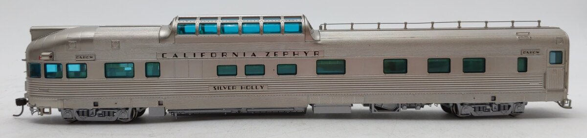 Broadway Limited 1547 HO D&RGW 'Silver Holly' Vista Dome Lounge/Obs Car #1249