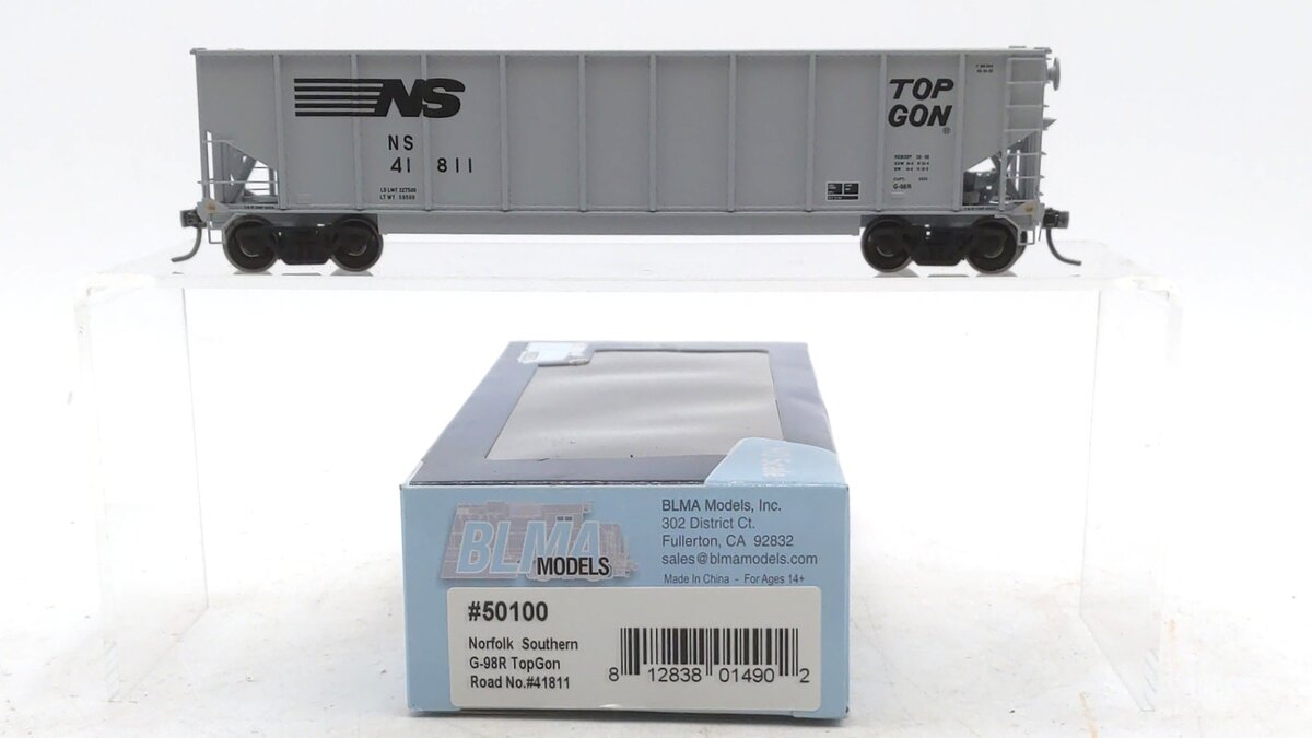 BLMA Models 50100 HO Scale Norfolk Southern G-98R TopGon Gondola #41811