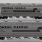 Rapido Trains 133007 HO Scale Conrail ACF Flexi-Flo 996H Hopper 2pk