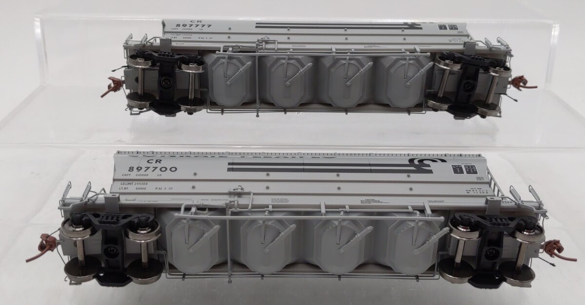 Rapido Trains 133007 HO Scale Conrail ACF Flexi-Flo 996H Hopper 2pk