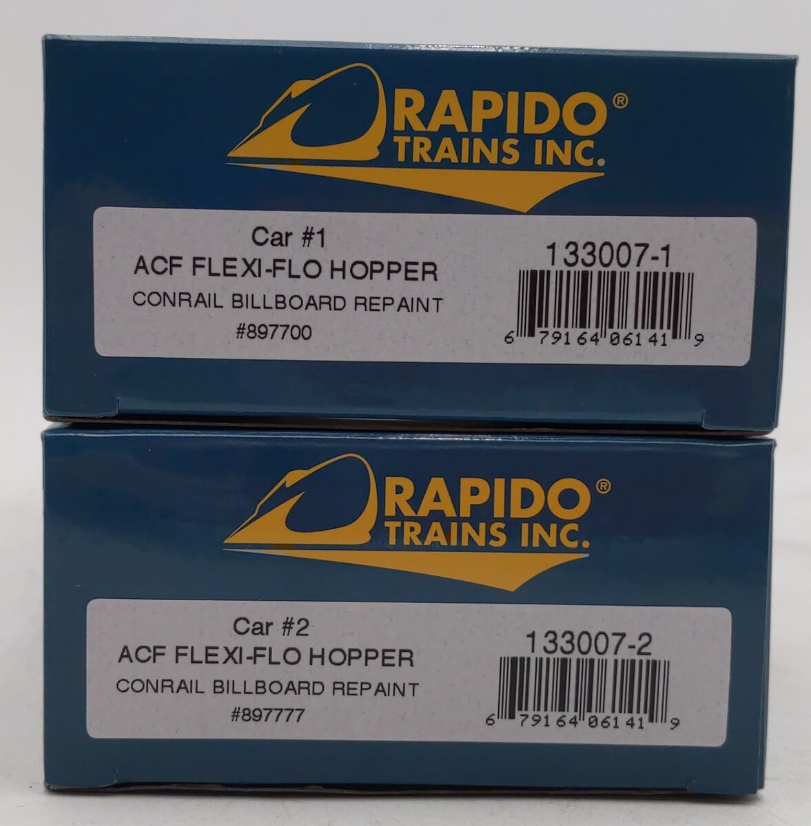 Rapido Trains 133007 HO Scale Conrail ACF Flexi-Flo 996H Hopper 2pk