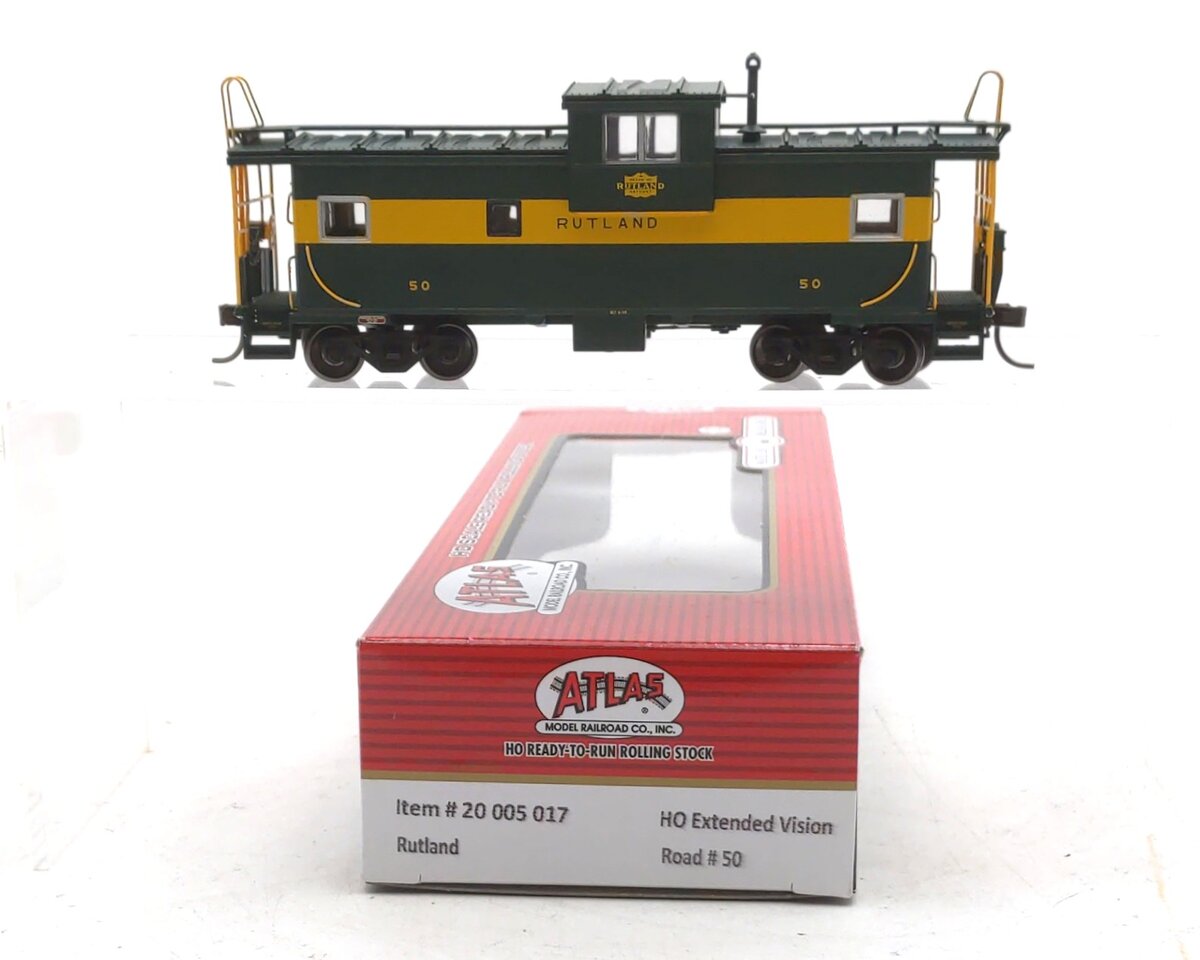 Atlas 20005017 HO Scale Rutland Extended Vision Caboose #50