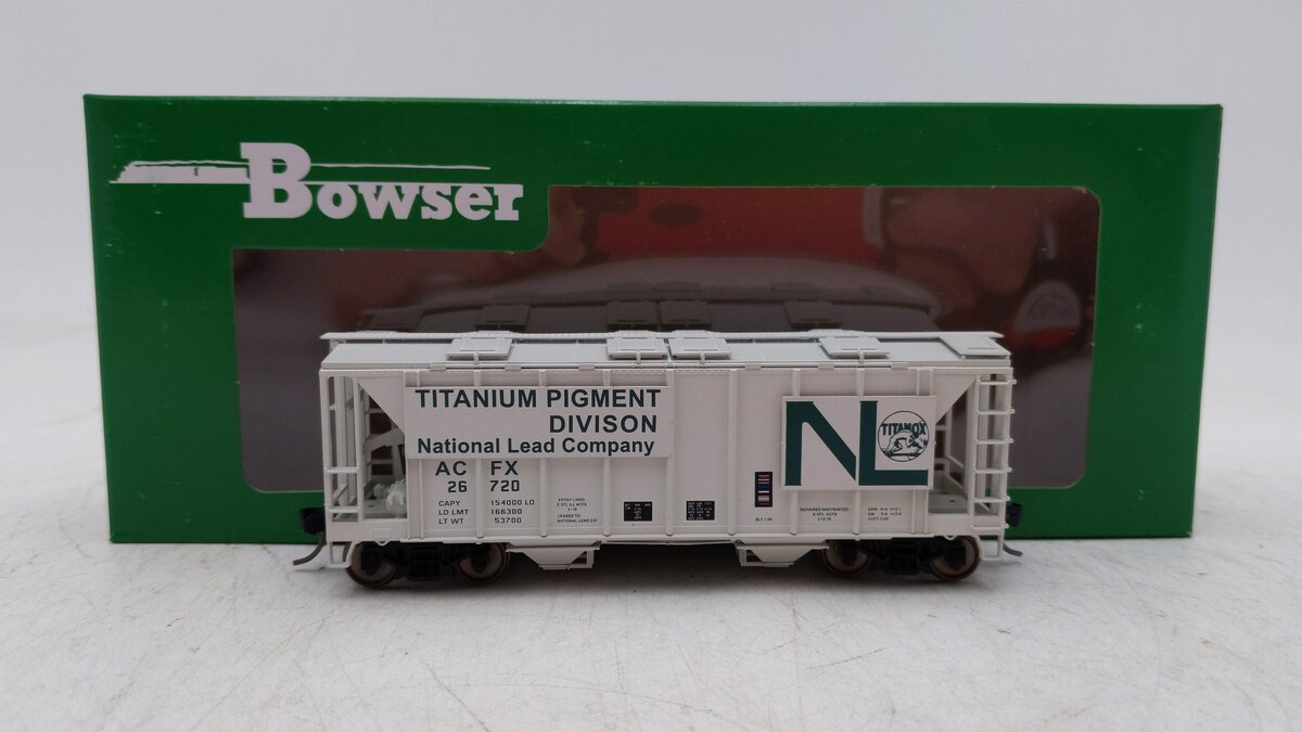 Bowser 42764 HO American Car & Foundry (ACFX) 70t 2-Bay Covered Hopper #26720