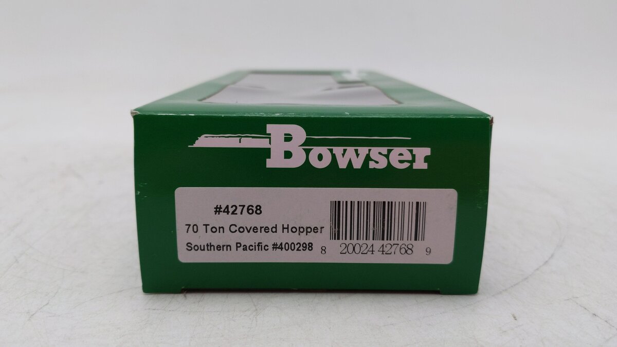 Bowser 42768 HO SP 70-Ton 2-Bay Covered Hopper with Open Sides RTR #400298