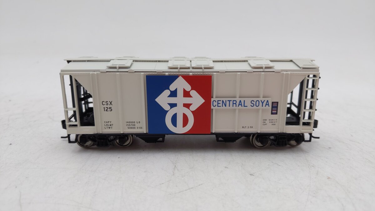 Bowser 42210 HO Cedar Soya 70-Ton 2-Bay Covered Hopper #125