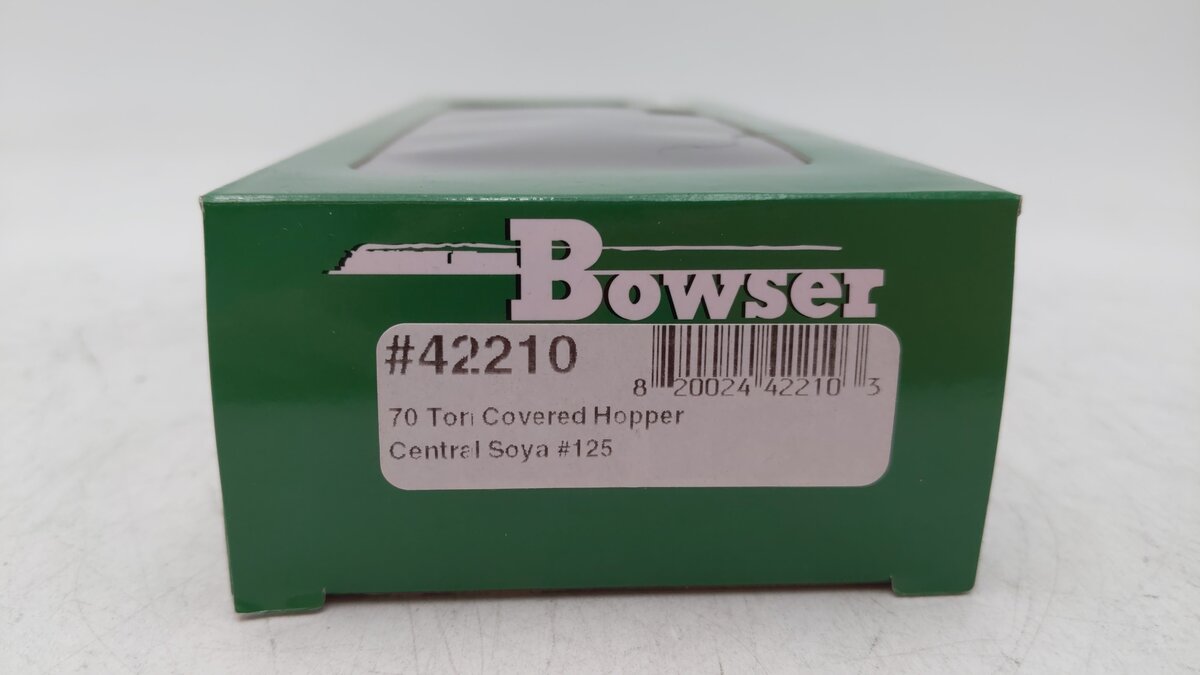 Bowser 42210 HO Cedar Soya 70-Ton 2-Bay Covered Hopper #125