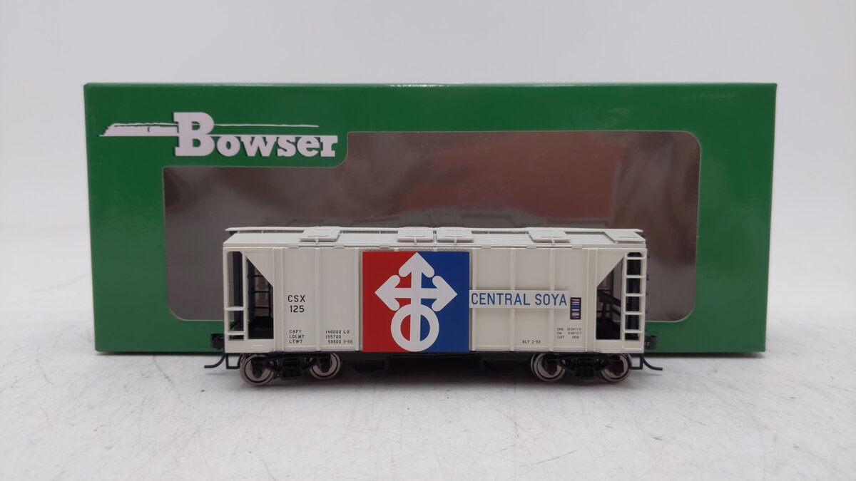Bowser 42210 HO Cedar Soya 70-Ton 2-Bay Covered Hopper #125
