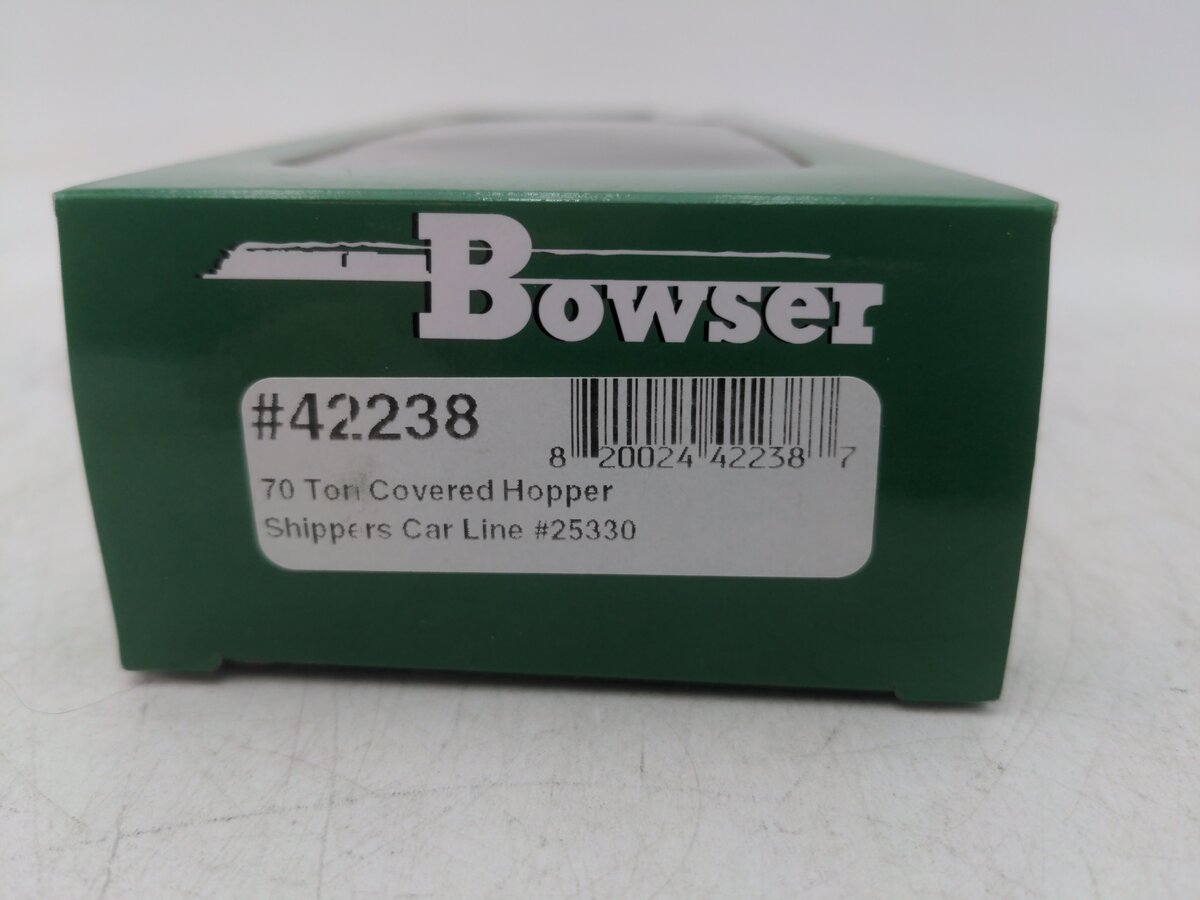 Bowser 42238 HO Shippers Car Line 70 Ton 2 Bay Hopper Car #25330