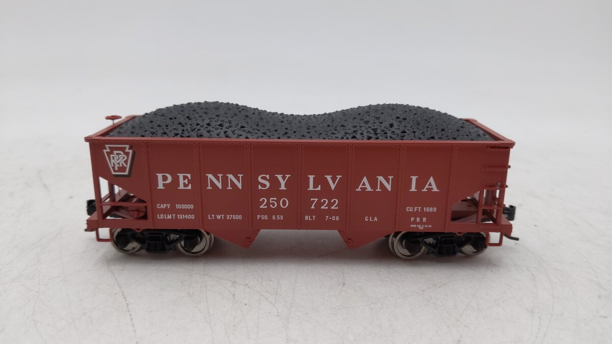Bowser 42647 HO Pennsylvania Shadow Keystone GLa 2-Bay Hopper Car #250722