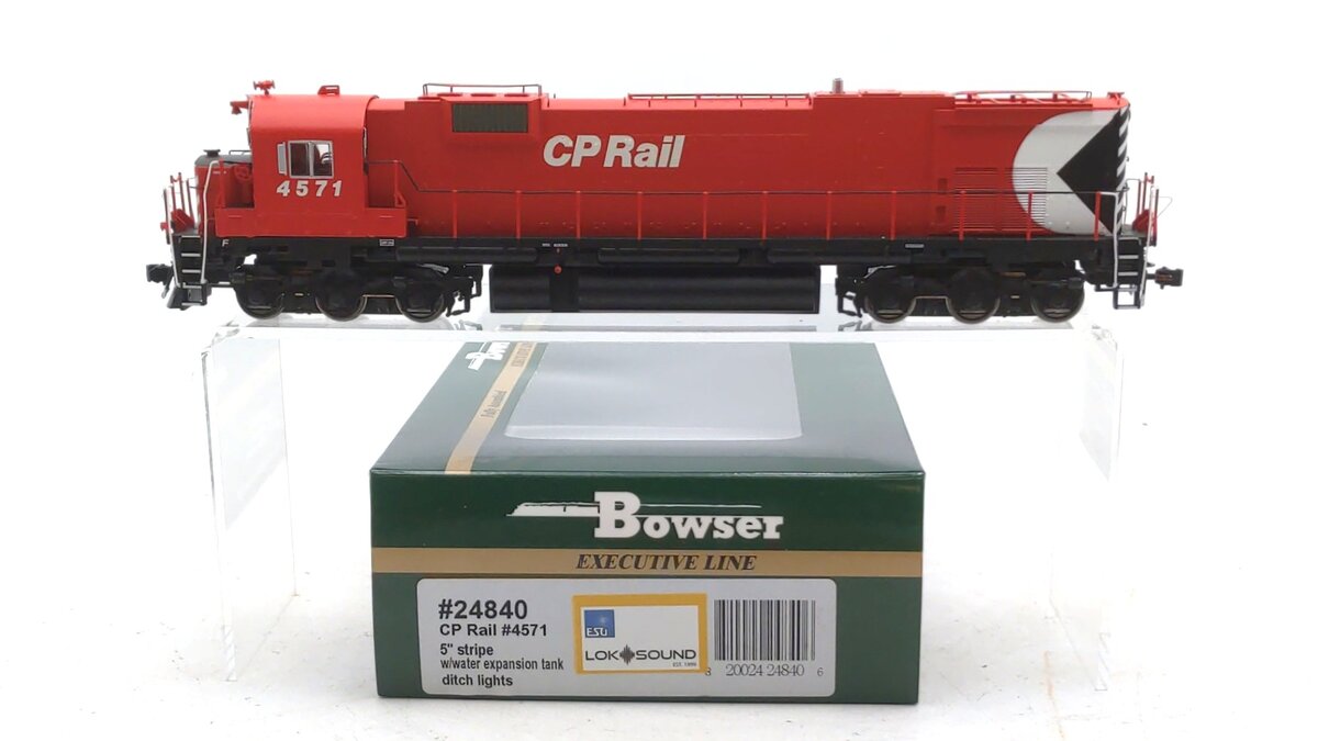 Bowser 24840 HO Scale Canadian Pacific Rail Diesel w/DCC & Sound #4571