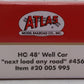 Atlas 20005995 HO TTX Next Load Any Road 48' All Purpose Well Car #456227