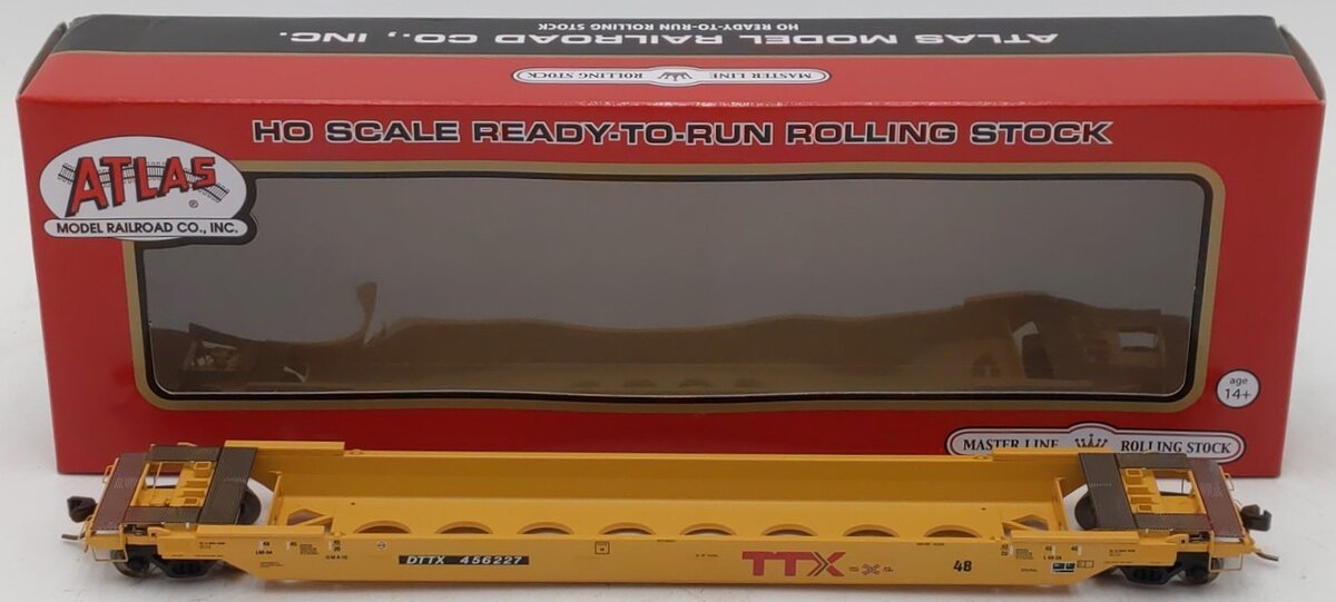 Atlas 20005995 HO TTX Next Load Any Road 48' All Purpose Well Car #456227