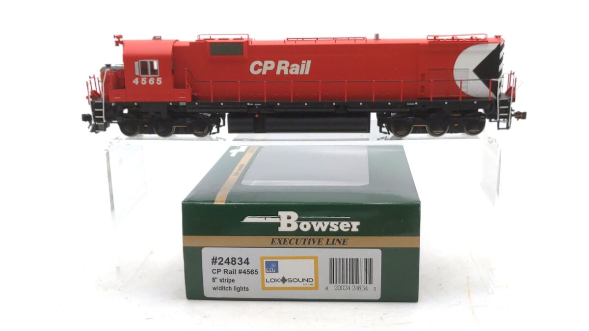 Bowser 24834 HO Canadian Pacific Diesel Locomotive with DCC & Sound #4565