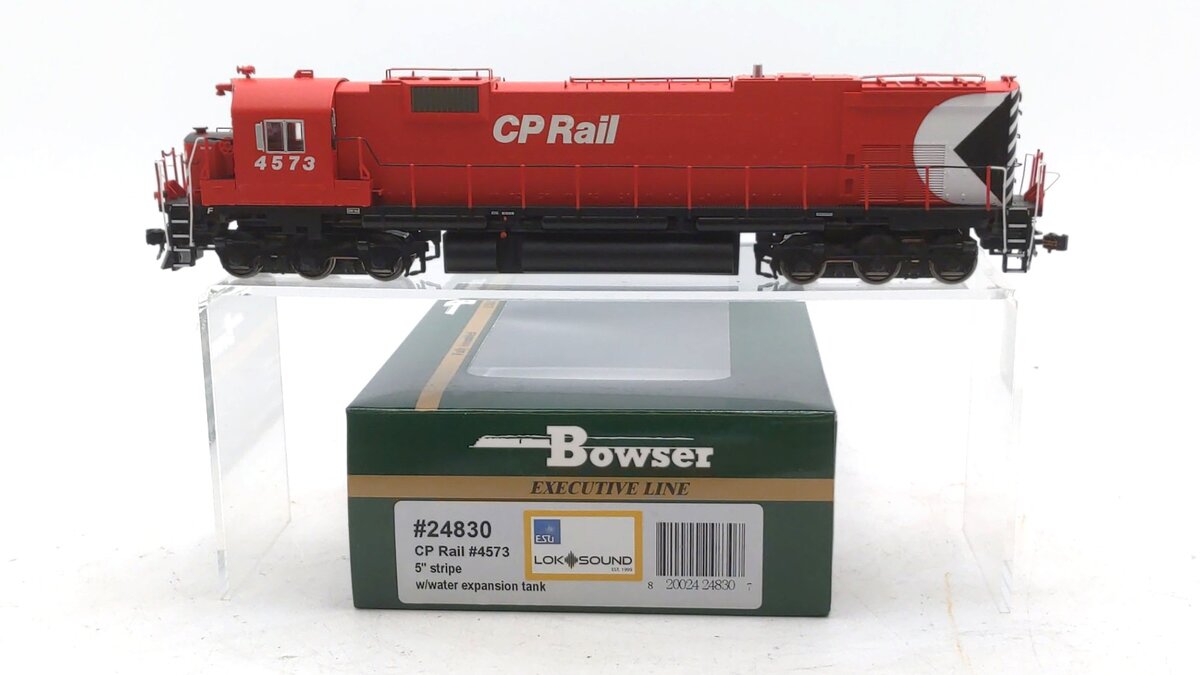 Bowser 24830 HO Canadian Pacific Rail MLW C630 Diesel Locomotive w/Sound #4573